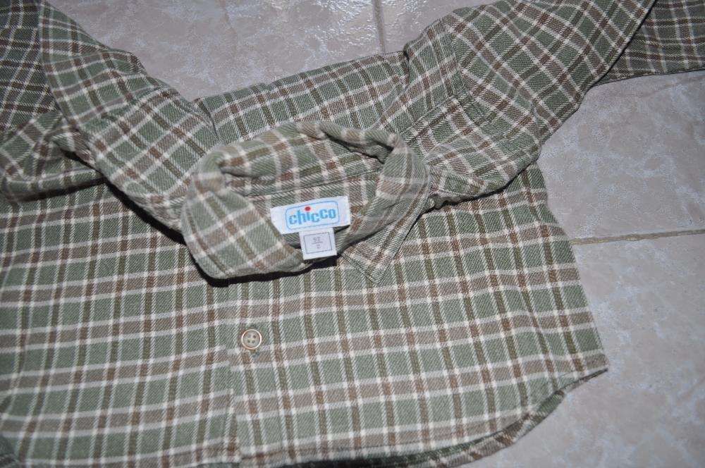 Polo, Camisa flanela, Chicco, tam 24 (2 anos, 92cm)