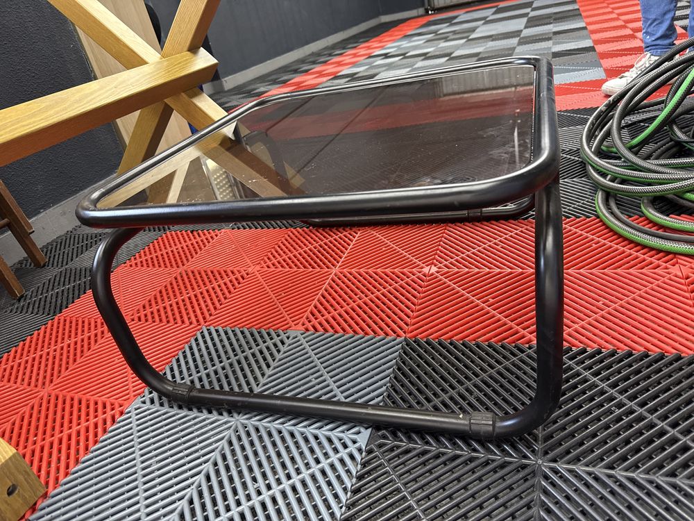 Mesa vintage ferro e vidro