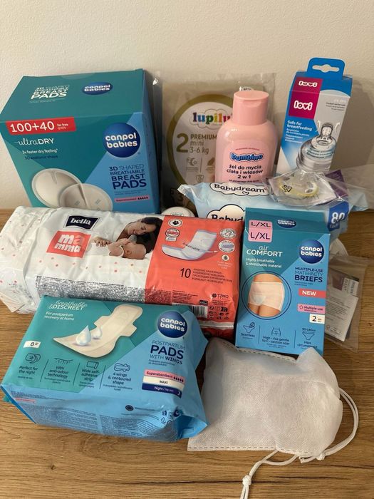 Elemnety wyprawki dla mamy i malucha