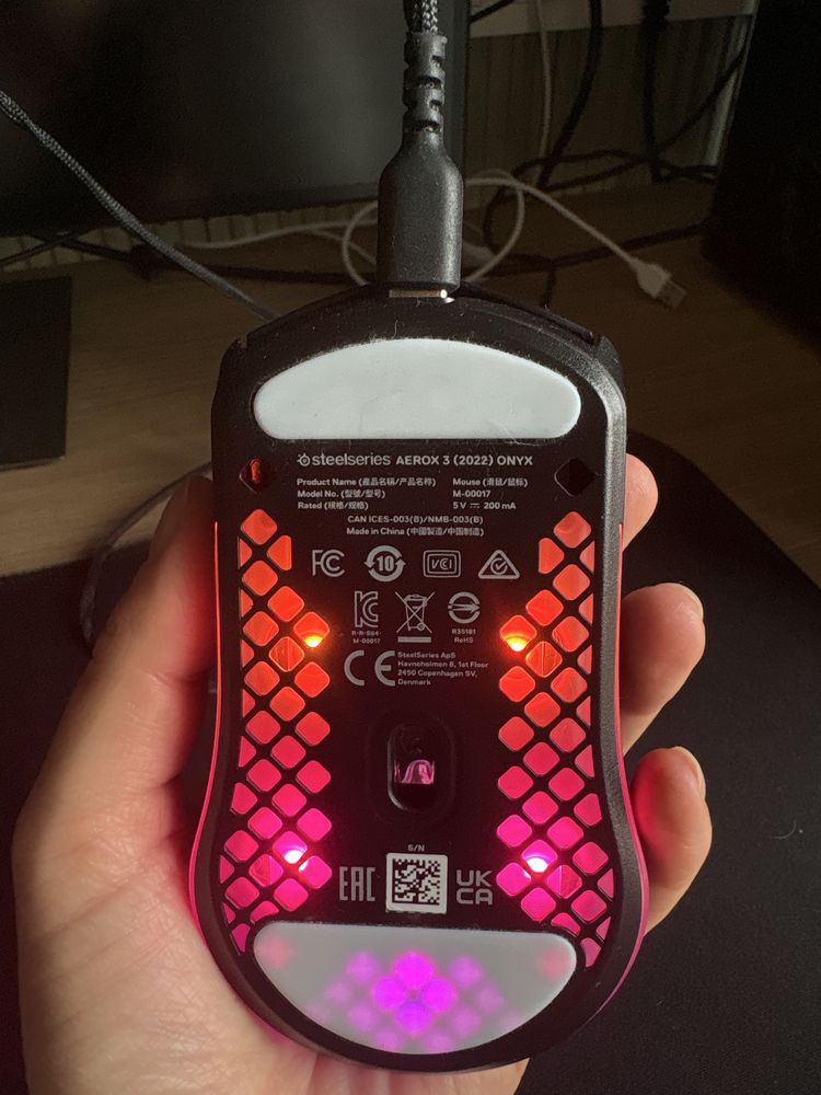 Myszka przewodowa steelseries aerox 3 (2022) onyx