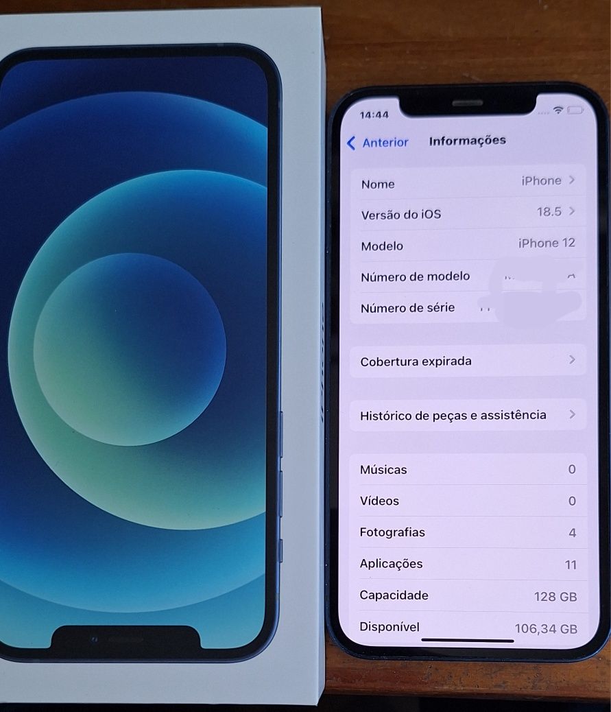 Iphone 12 apple 6.1" 128 gb Azul