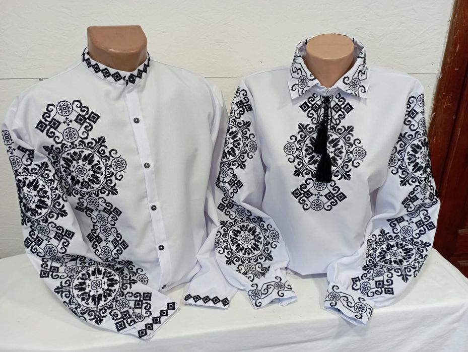 Вишита сорочка з коміром Акційна ціна