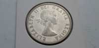 Kanada 1 dolar 1960 - srebro - real foto - super stan