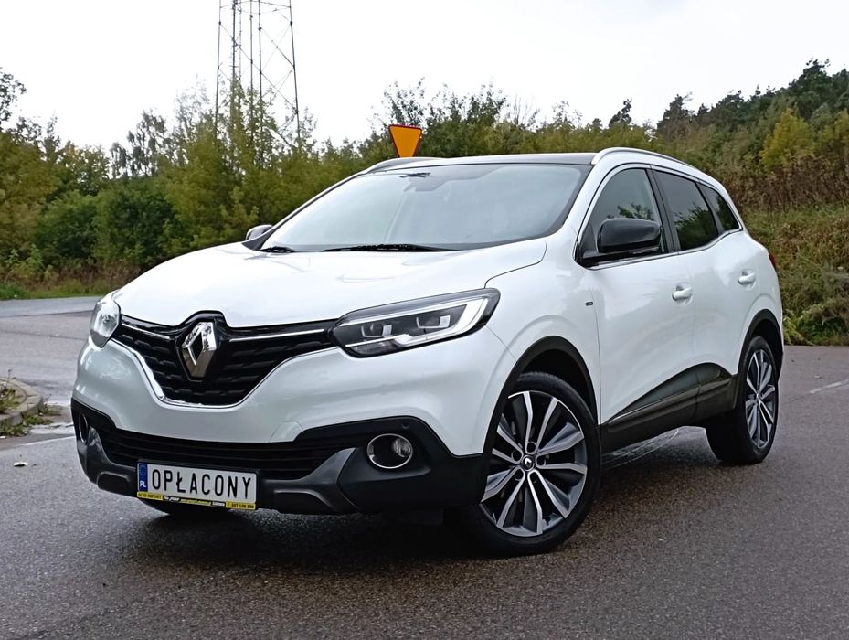 Renault Kadjar 1.2Benzyna,Full Led,Panorama,Półskóry,Navi,Biała Perła,Gwarancja.