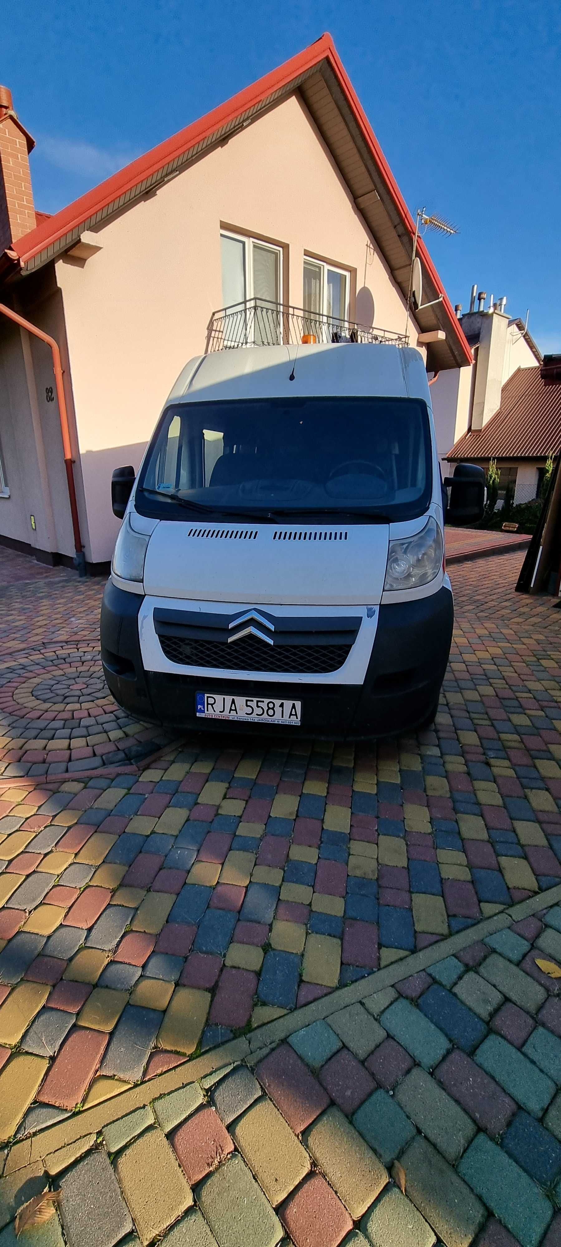 SAMOCHÓD CITROEN JUMPER 2007 R. 7-OS. POJ. 2,2 L. -silnik nie odpala
