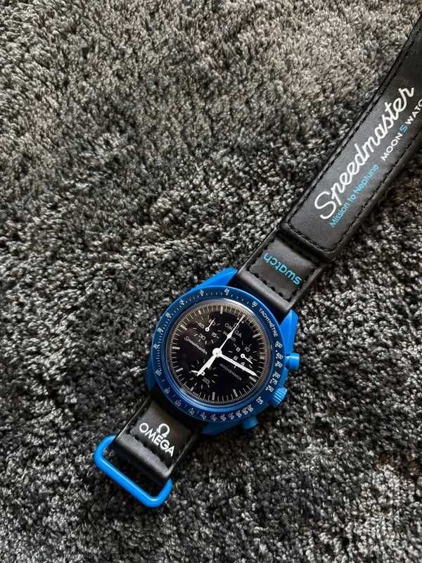 Omega x Swatch SO33N100 Neptune Nowość dla Fanów