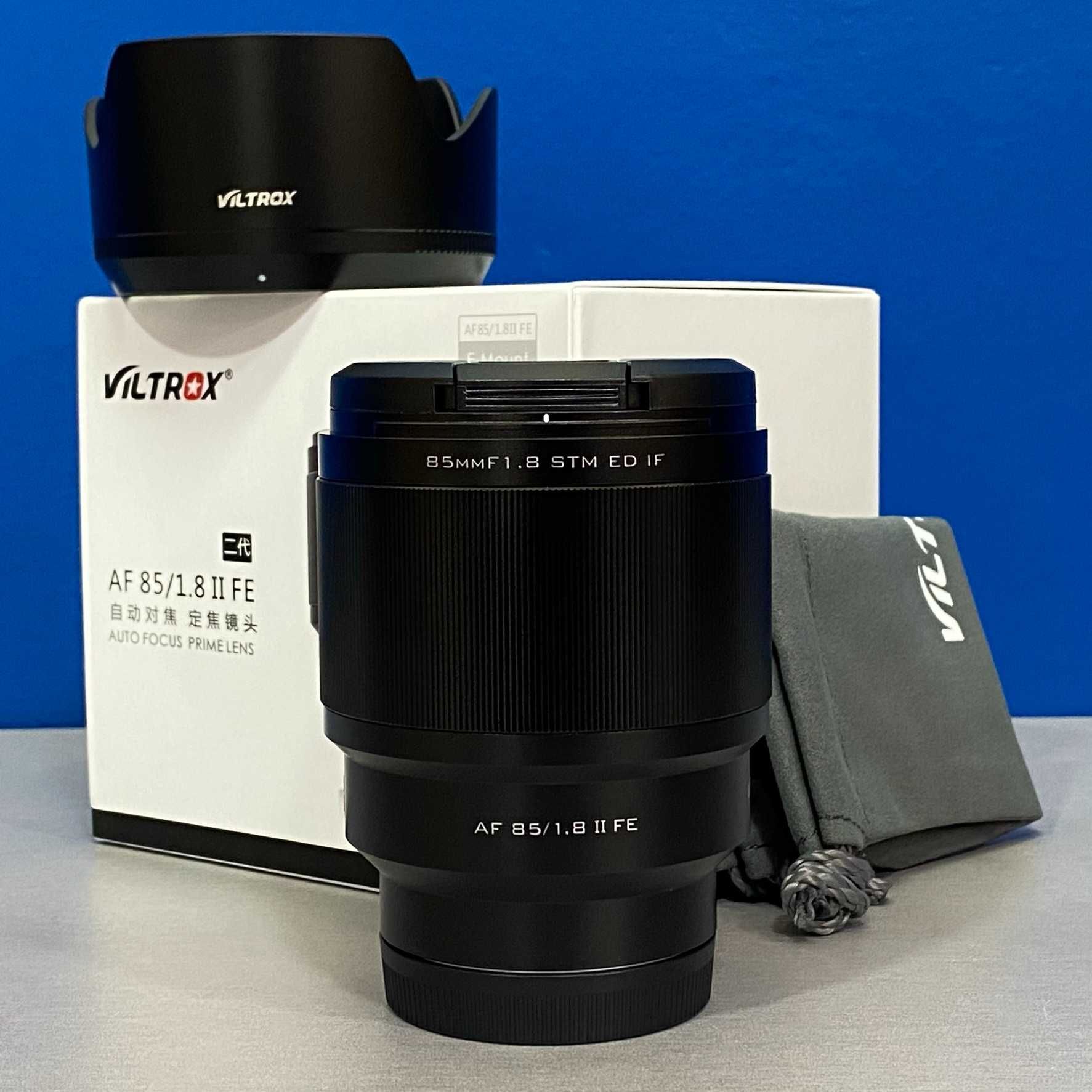 Viltrox AF 85mm f/1.8 II STM ED (Sony FE) - NOVA - 3 ANOS DE GARANTIA