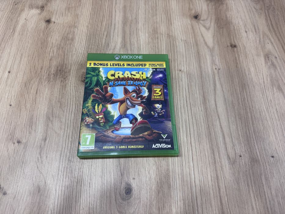 Gra Crash Bandicoot na xbox one/series x.