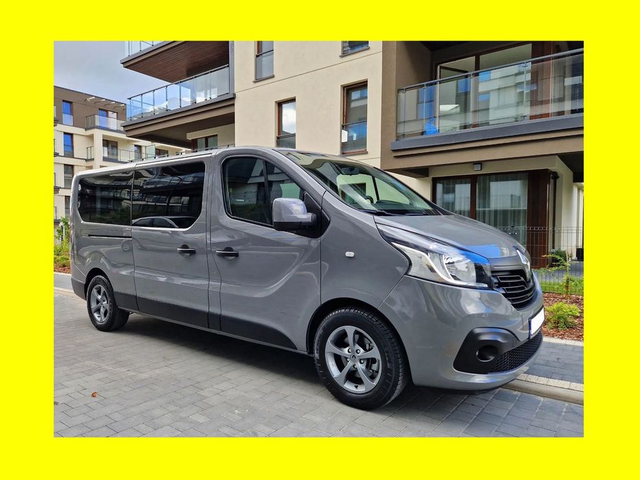 Renault Trafic salon POLSKA 1 WŁAŚĆ. ! Nawigacja, kamera 9 OSÓB F VAT 23% BEZWYPADEK