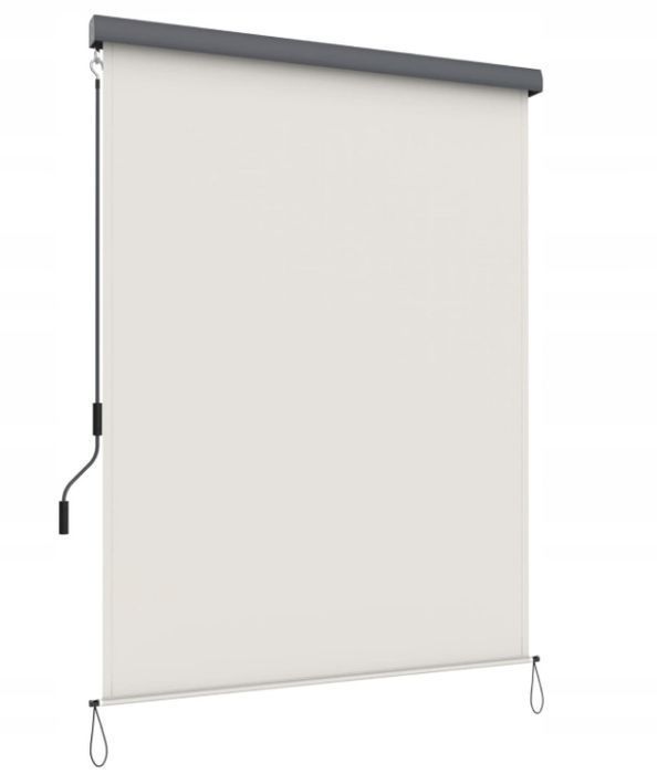 SONGMICS 1,6x2,5m markiza pionowa na balkon, taras beżowa GSA145BE