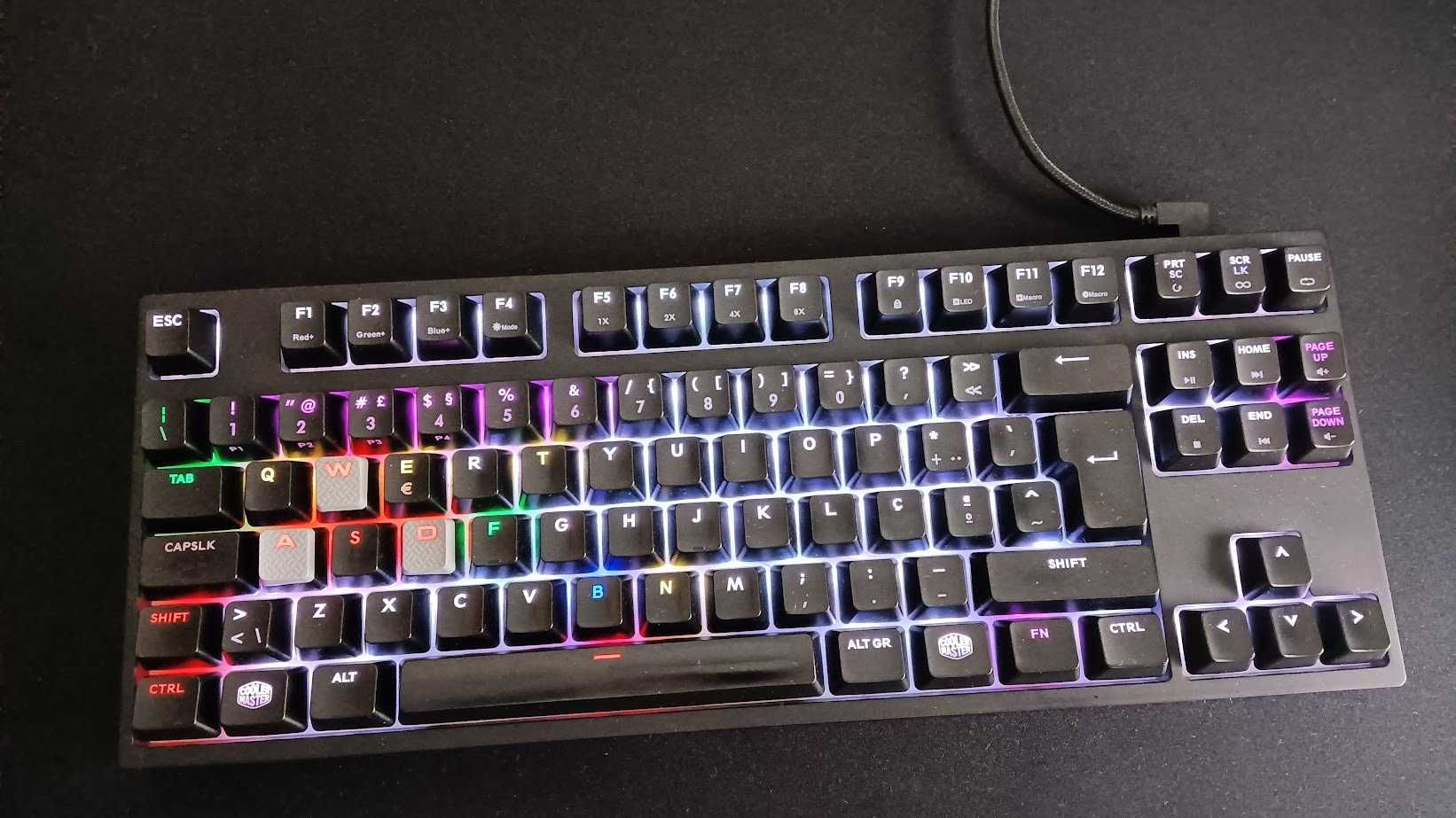 Teclado Mecânico MasterKeys Pro S FULL RGB, Cheery switches.