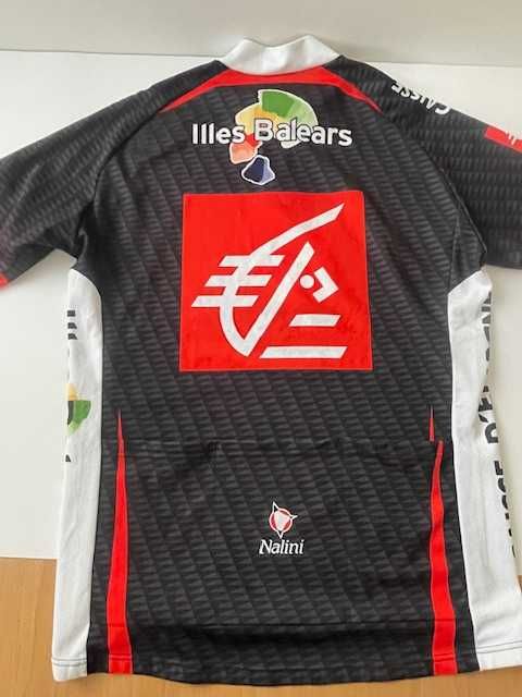 Koszulka kolarska retro Caisse D`Epargne Nalini rozmiar 5, XL