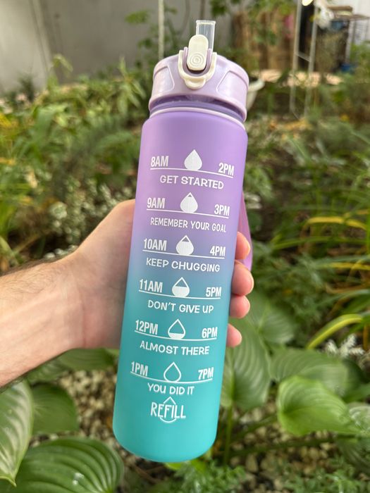 Пляшка для води 750 мл – герметична, багаторазова – спорт/офіс