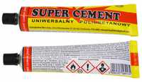 Klej super mocny SUPER CEMENT 40 ml UNIWERSALNY