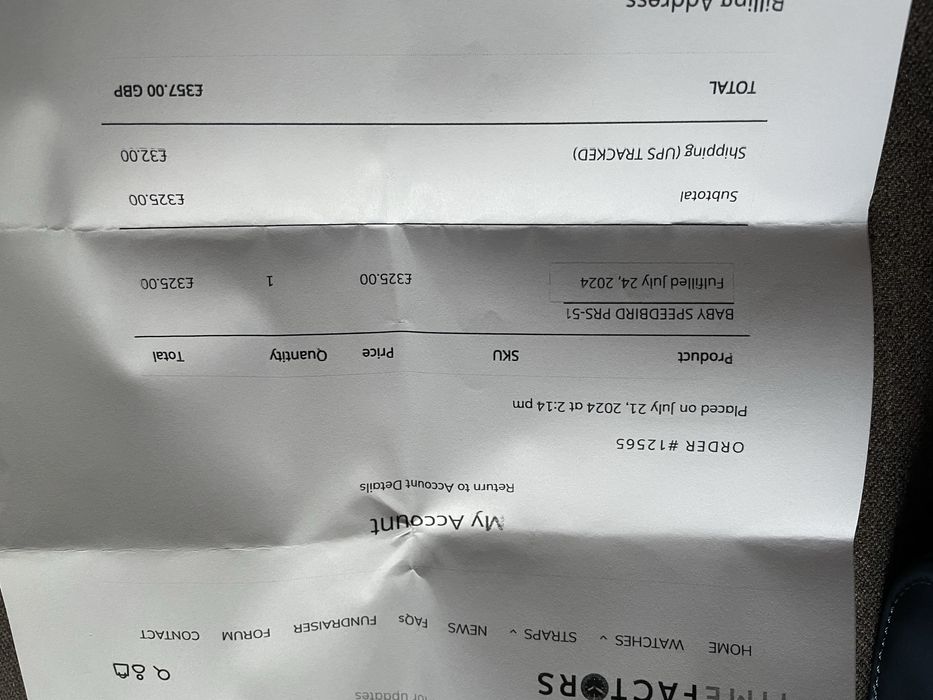 Speedbird PRS-51 miyota 9015