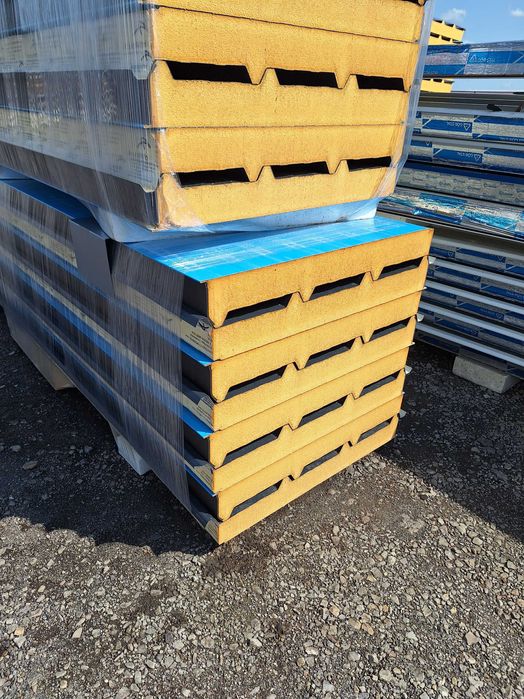 Płyta warstwowa PIR DACHOWA 100 mm I gat 9007 dostępne od ręki!