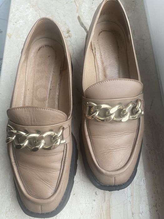 Skórzane buty Ryłko w rozmiarze 37