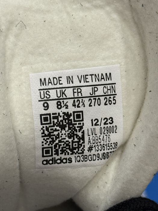 Buty Adidas Gazelle 42.5 sneakersy trampki NOWE czarne zamsz modne