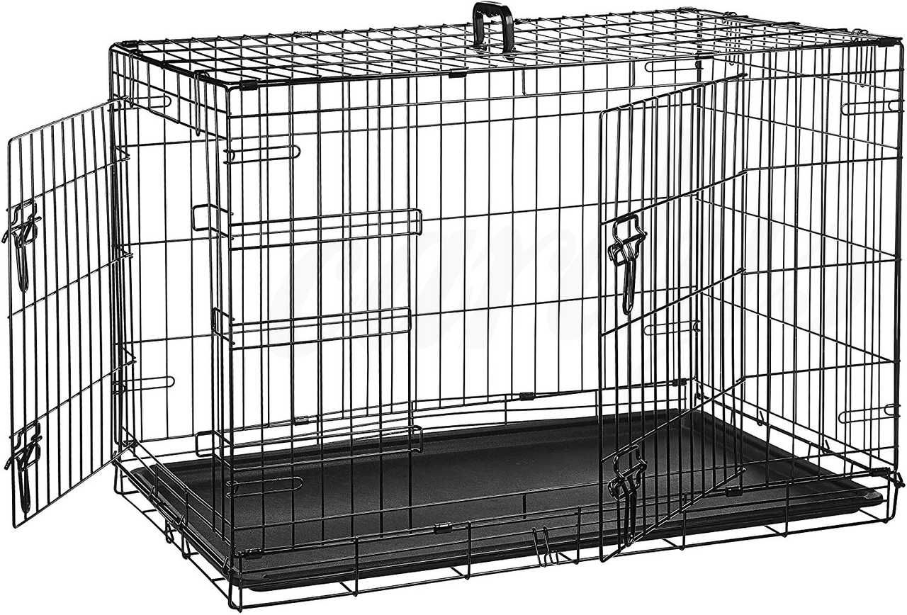 Металлическая клетка для транспортировки собак 90x56x63 см