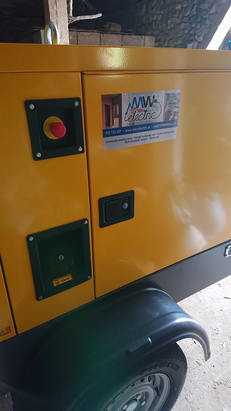Agregat prądotwórczy generator wynajem imprezy zabawy festyny usługi