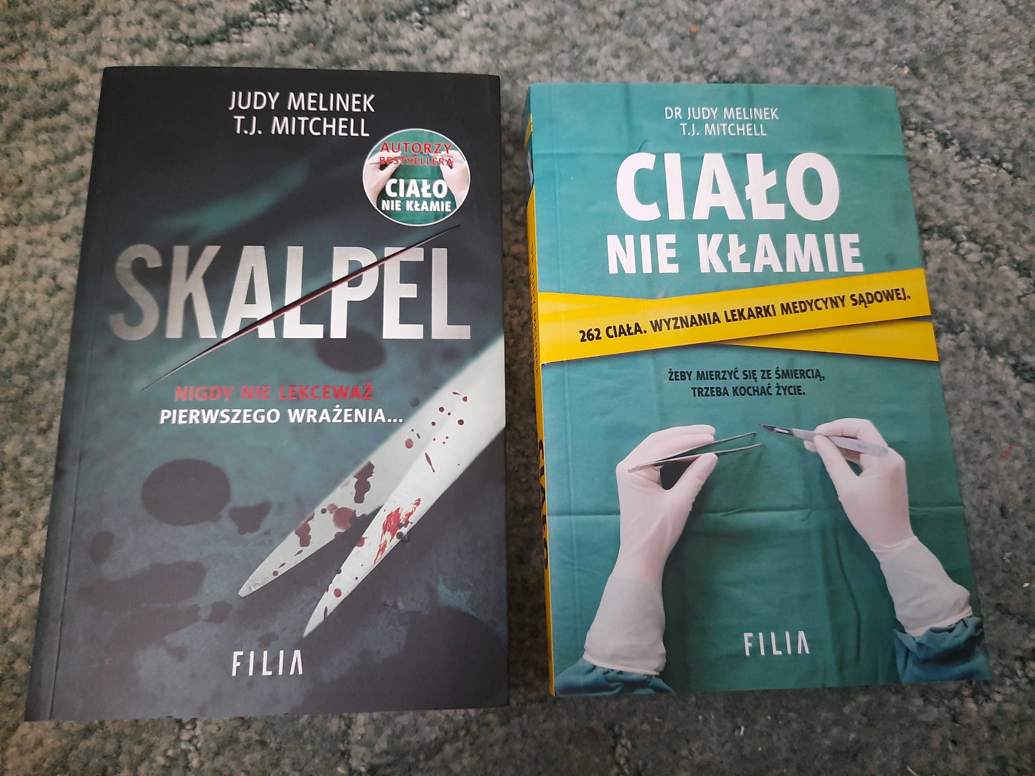 Skalpel i Ciało nie kłamie dr Judy Melinek, T.J.Mitchell (zestaw)