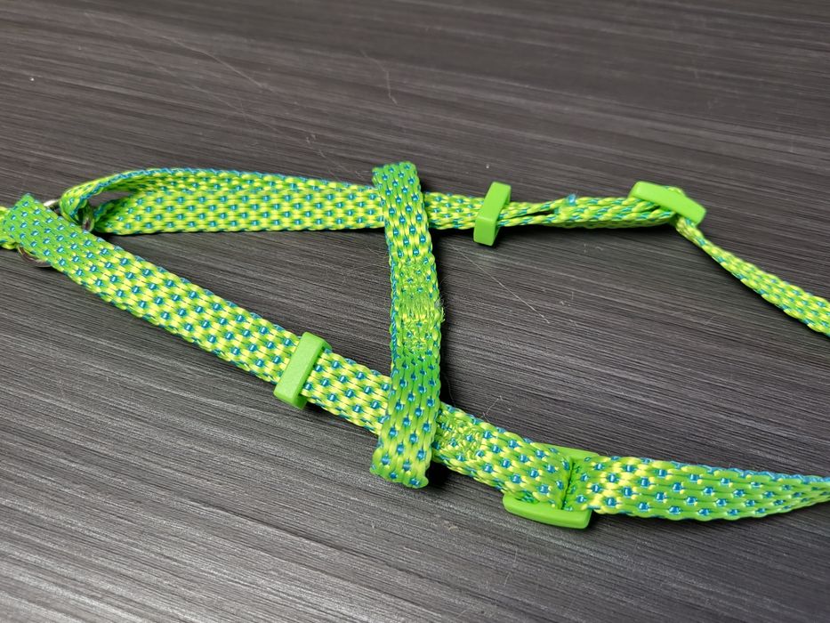 Szelki dla kota zielone nowe