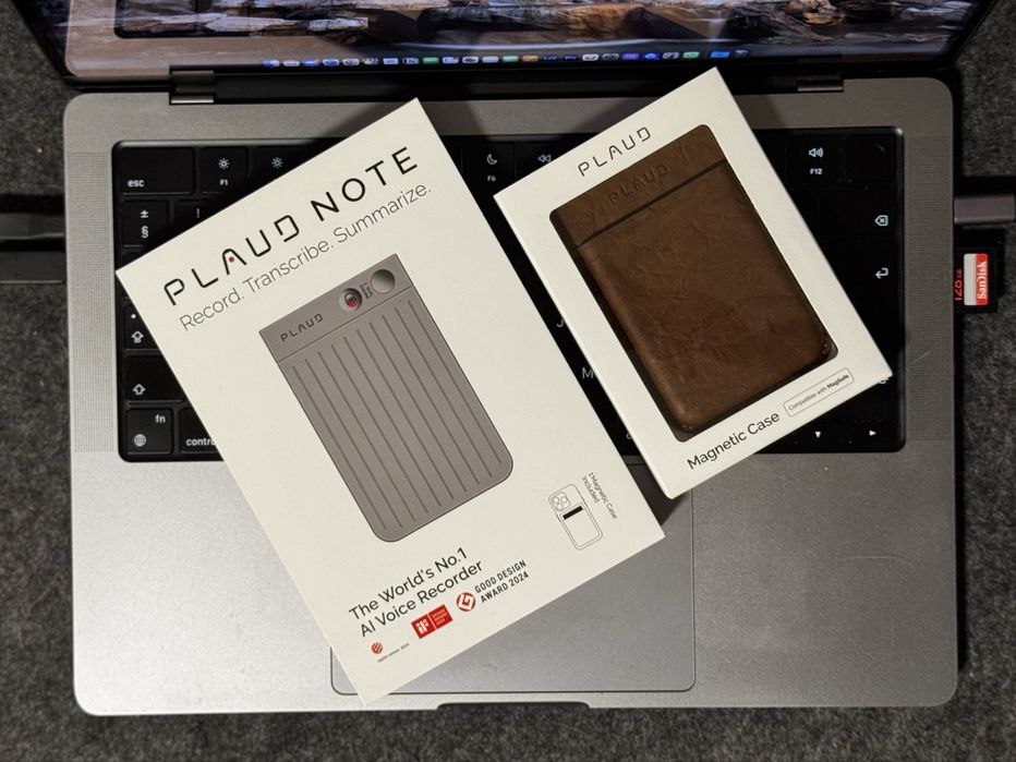 Plaud Note Pin + Acessórios NOVOS