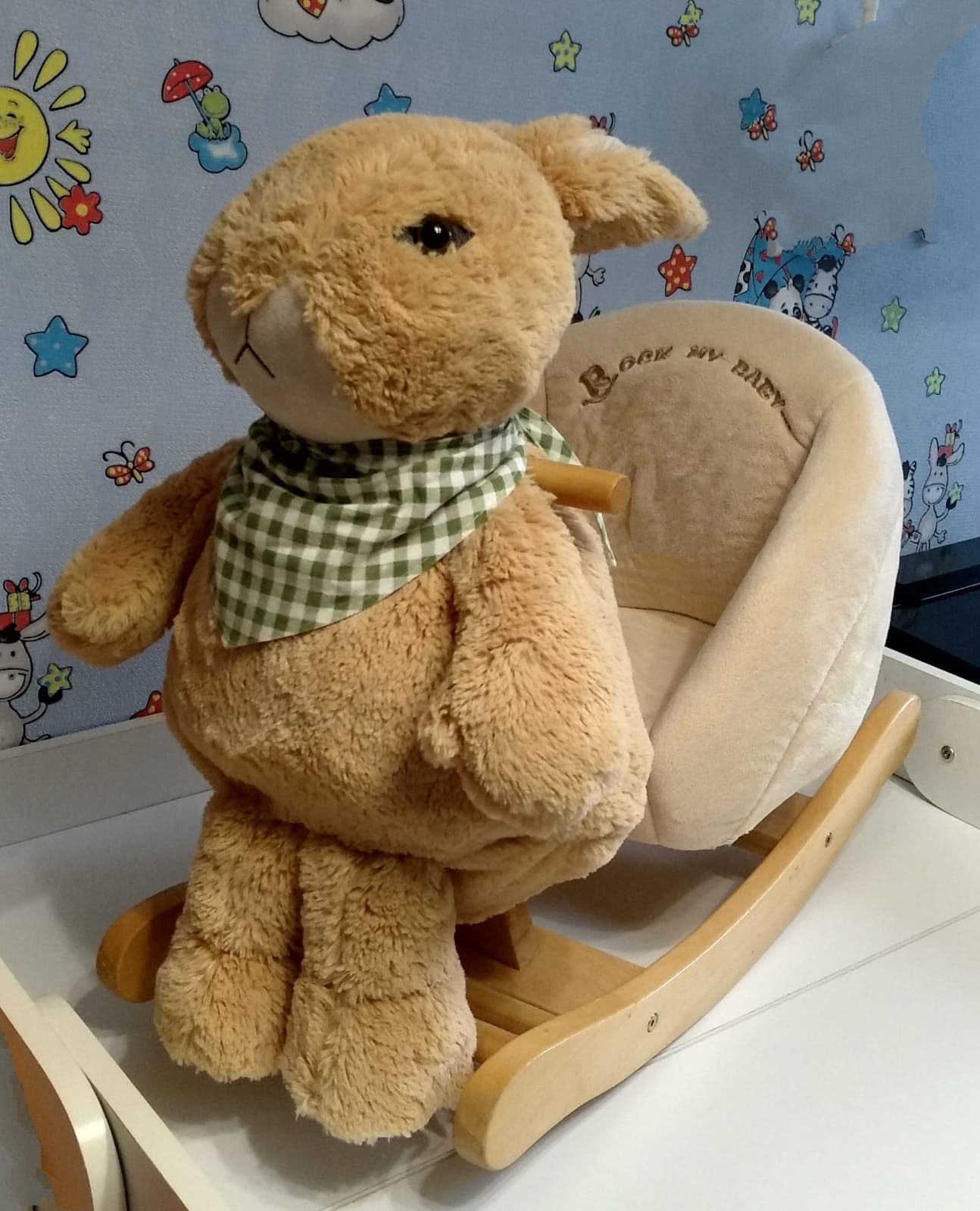 Детское кресло-качалка ROCK MY BABY Заяц (JR2501)
