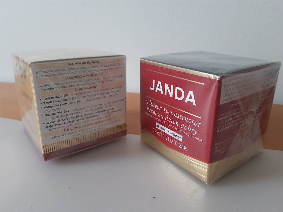 Kremy JANDA : collagen reconstructor oraz lifting premium  na dzień