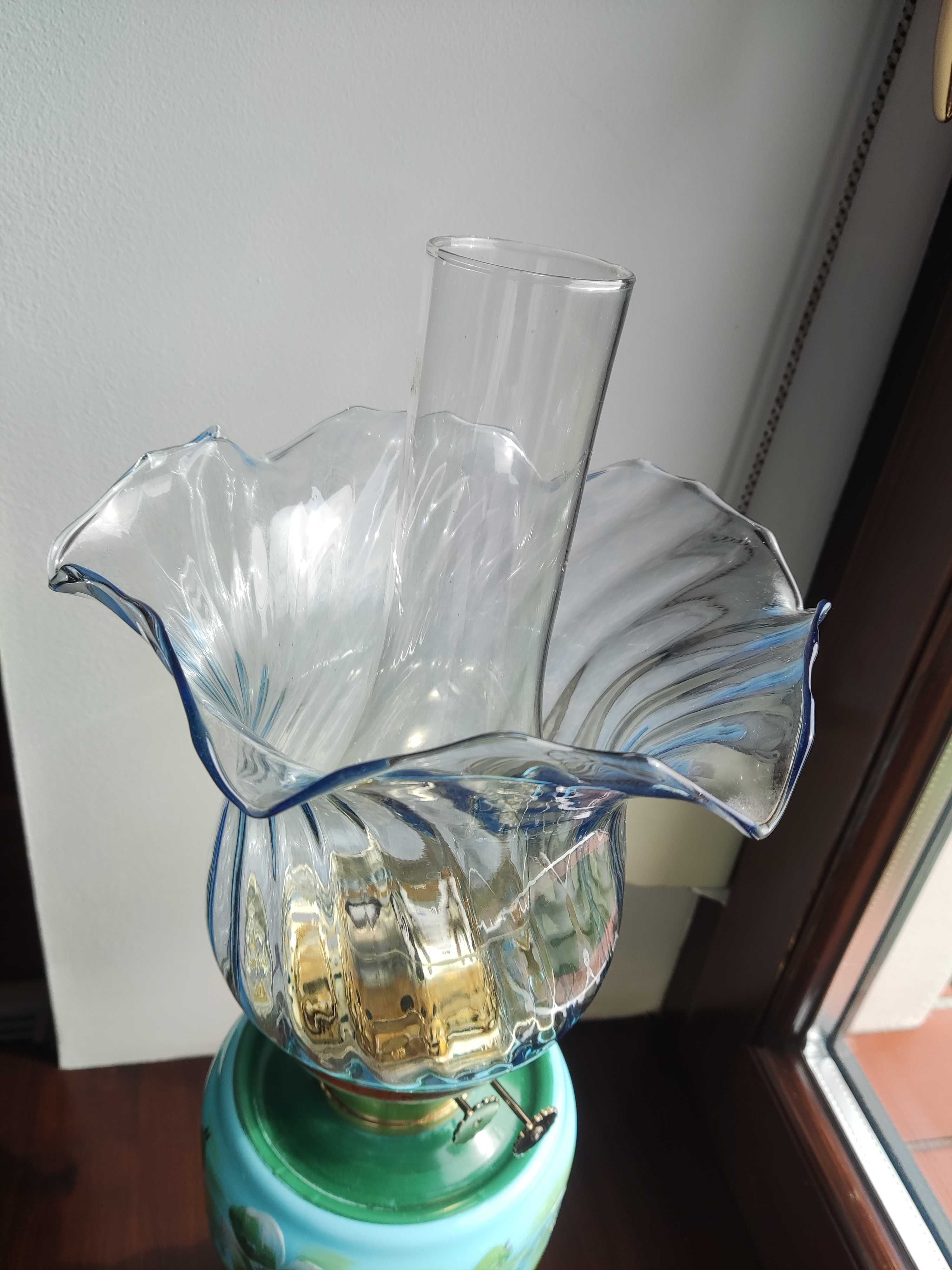 Angielska wiktoriańska lampa naftowa nr 882