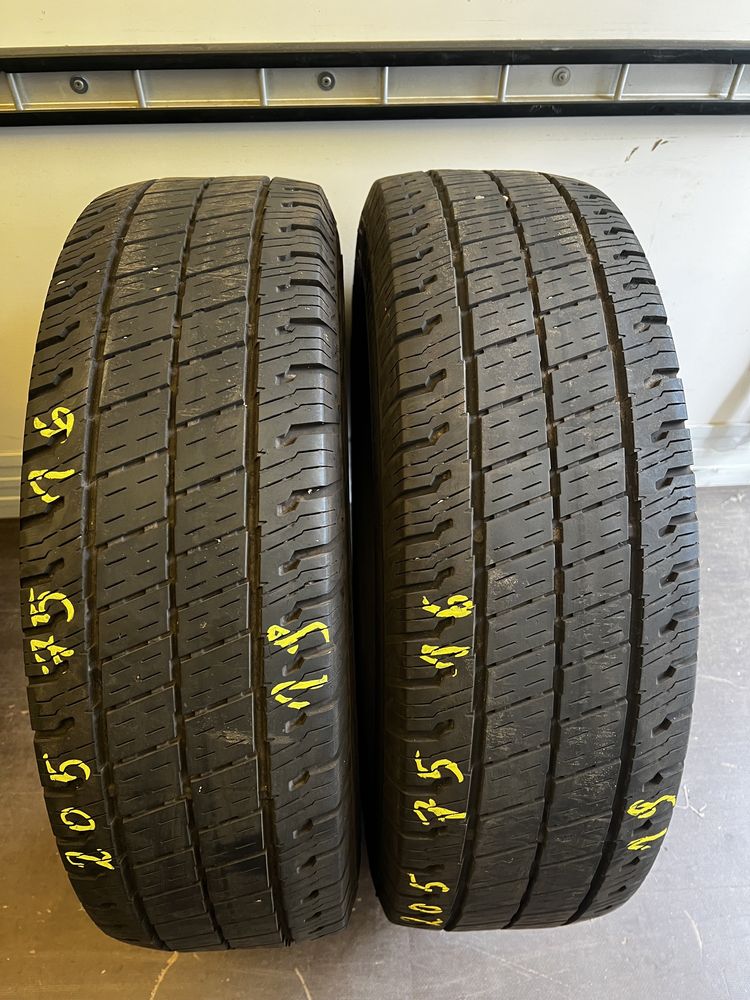 Dwie opony uniroyal the rain tyre 205/75/16 C 2019r.