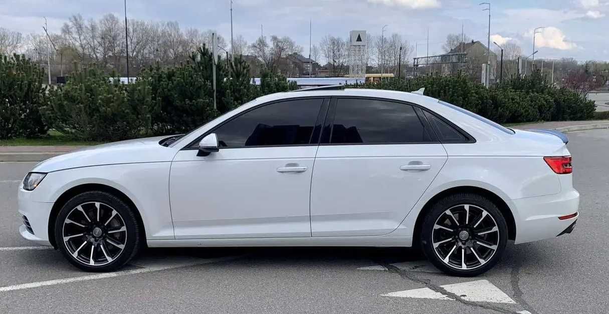 Спойлер Audi A4 B9 тюнинг сабля стиль S4 (пластик, черная) audi a4 b9