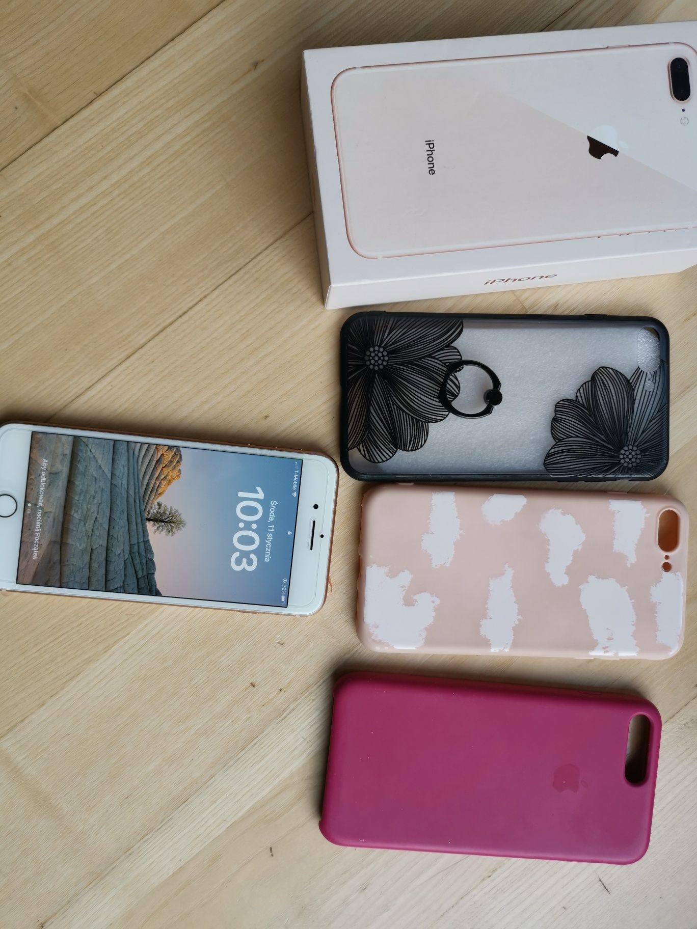 iPhone Rose Gold 8 plus 128 GB