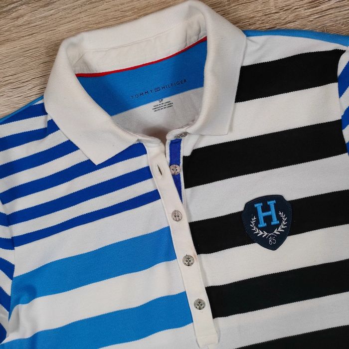 TOMMY HILFIGER Koszulka Polo Damska Logo r. S