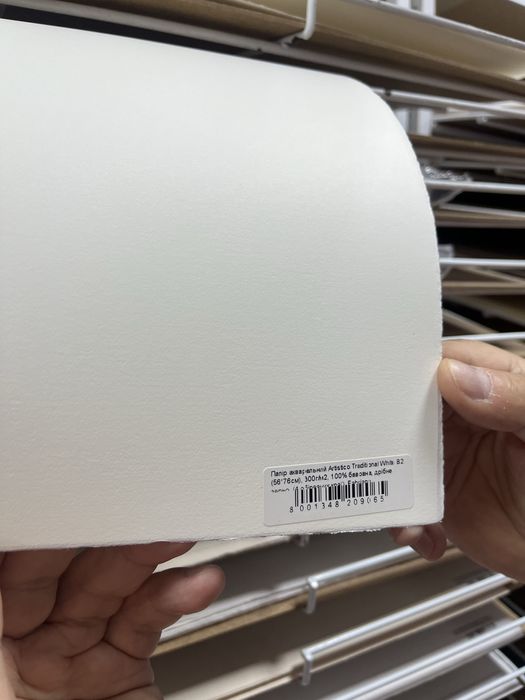 Акварельний папір Hot press 100% бавовна