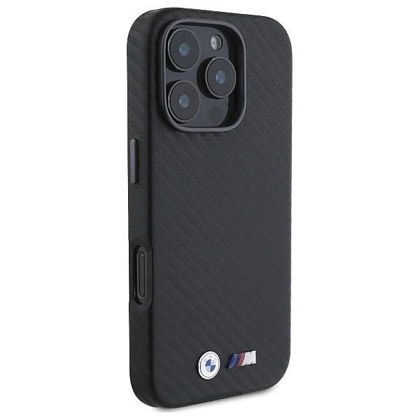 BMW BMHCP16X23PUFWC iPhone 16 Pro Max 6.9" czarny/black hardcase Carbo