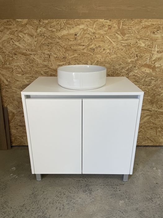 Movel WC lacado branco ( novo ) lavatorio incluido