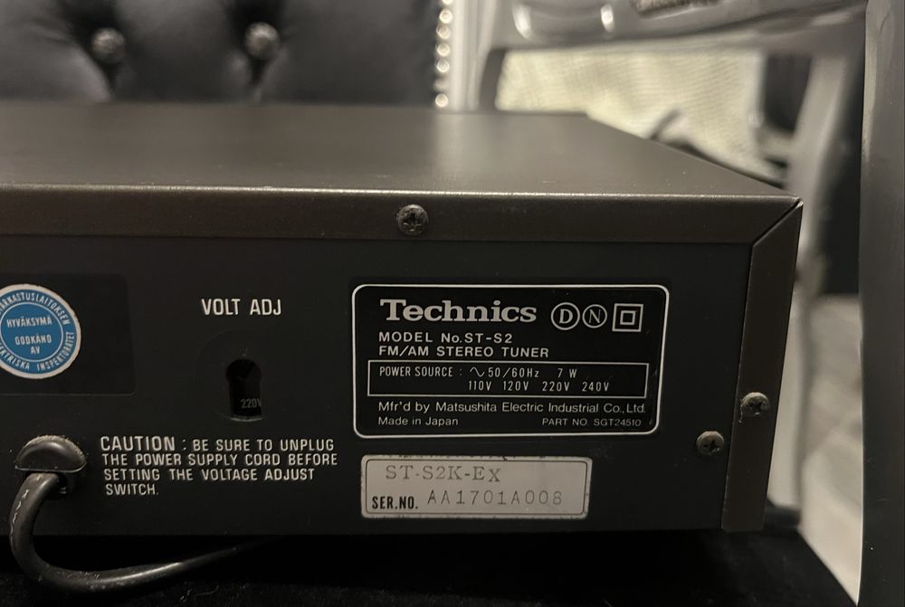 Technics ST-S2 radio fm am