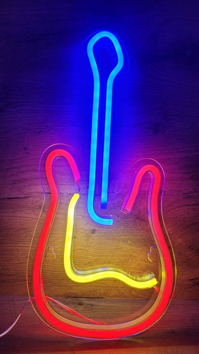 Lampa neonowa LED Actis Neon Gitara – ozdoba dla miłośników muzyki