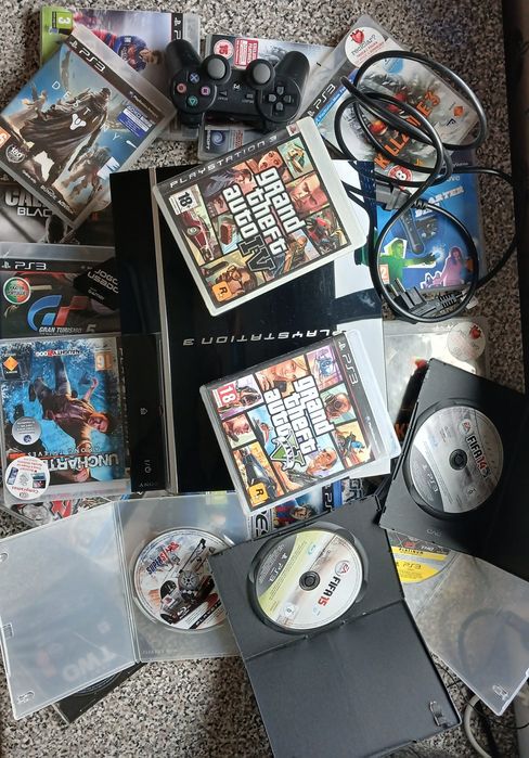 Playstation 3/20 jogos/1 comando