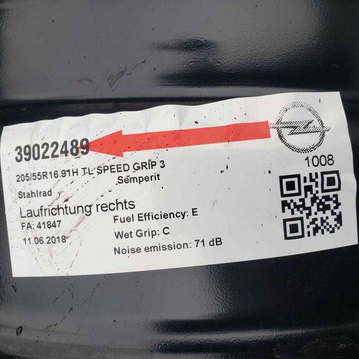 Диски залізні R16 5х105 6.5j ЕT41 ЦО65,1 120$/4шт.