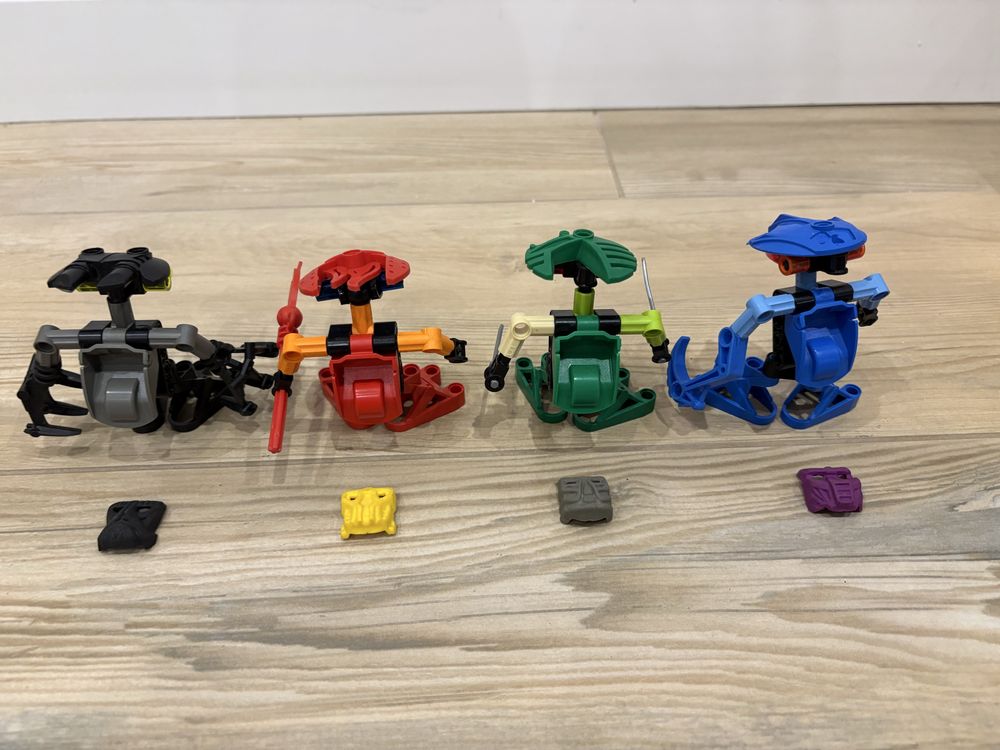 Lego Bionicle 8550, 8552, 8554, 8555, 8582