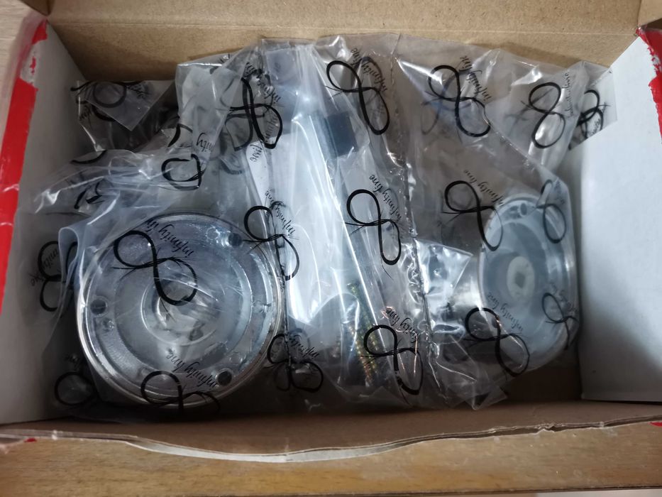 Rozetka okrągła do WC chrom satyna Infinity