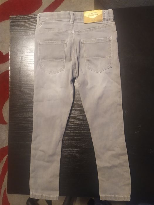 Jeansy, leginsy dziewczęce zara,denim 104