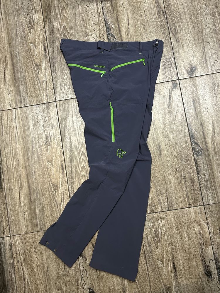 Męskie spodnie trekkingowe typu Softshell NORRONA Falketind Flex1 XXL