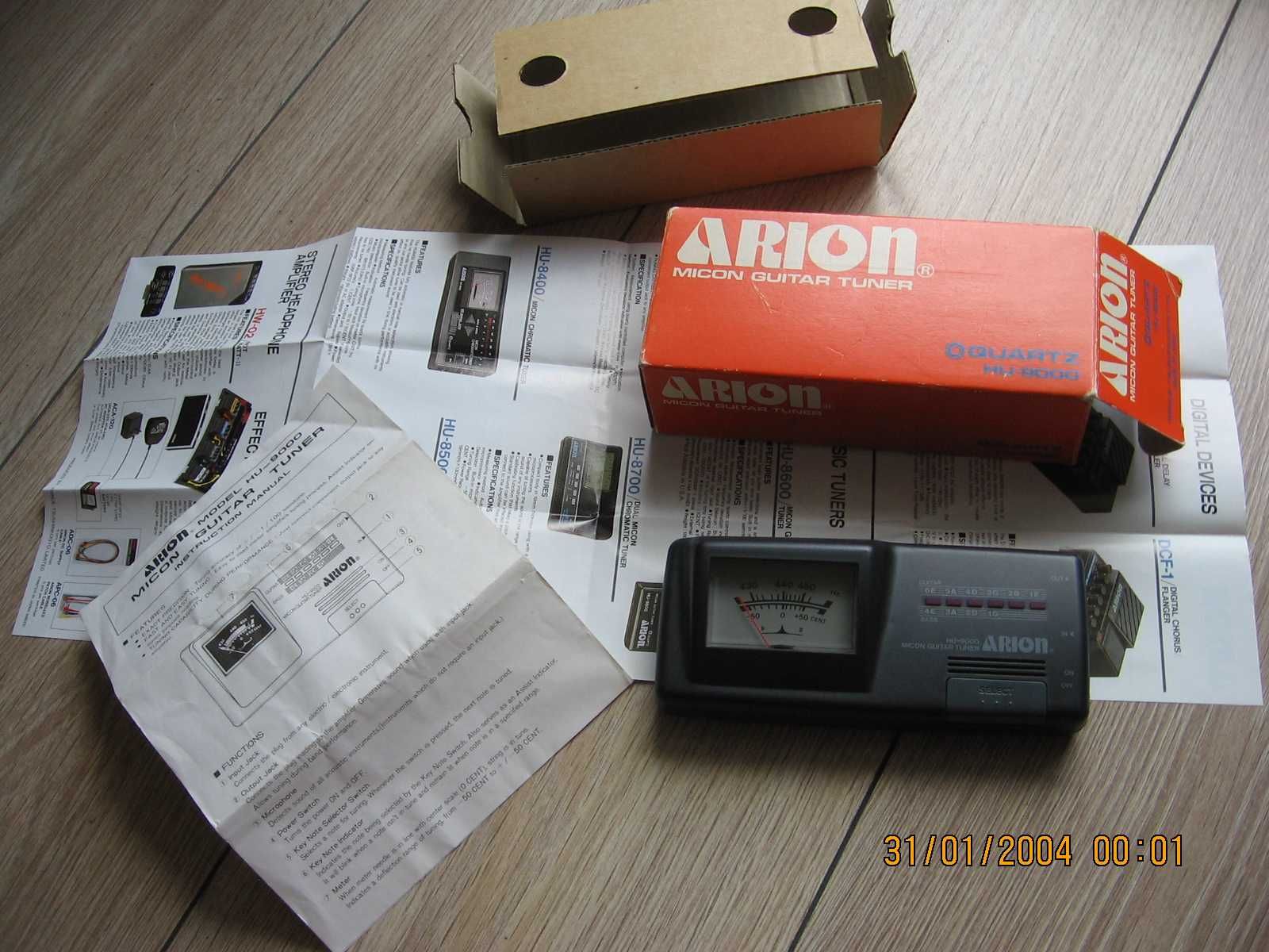 Gitara Tuner Arion made in Japan urządzenie PRL