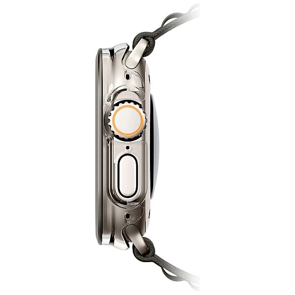 Etui ze szkłem hartowanym UNIQ Voute na Apple Watch Ultra 49 mm - sreb