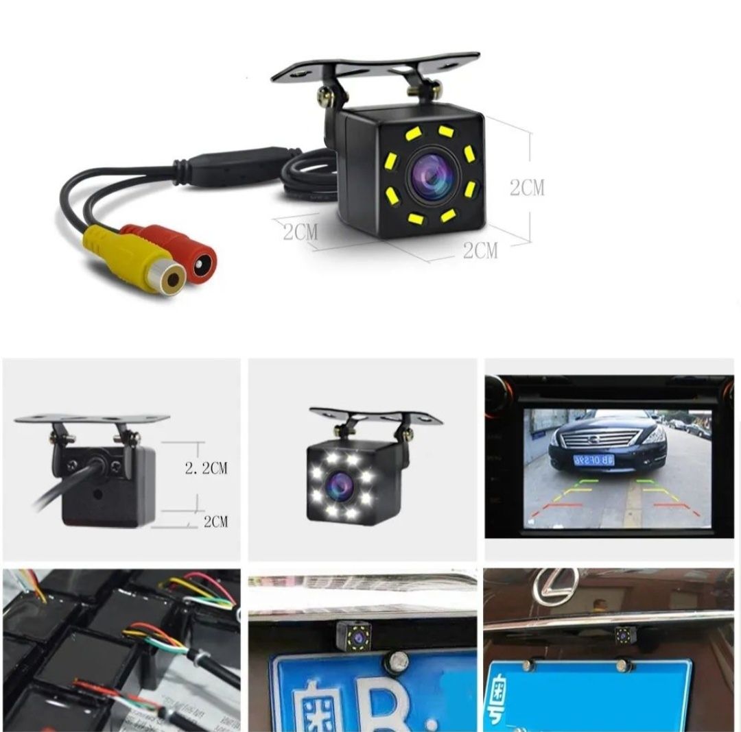 Kit de câmara traseira para carro com ecrã de 4,3 polegadas. (Novo)