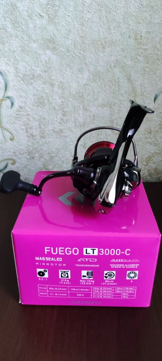 Продам абсолютно новую катушку FUEGO LT 3000-C