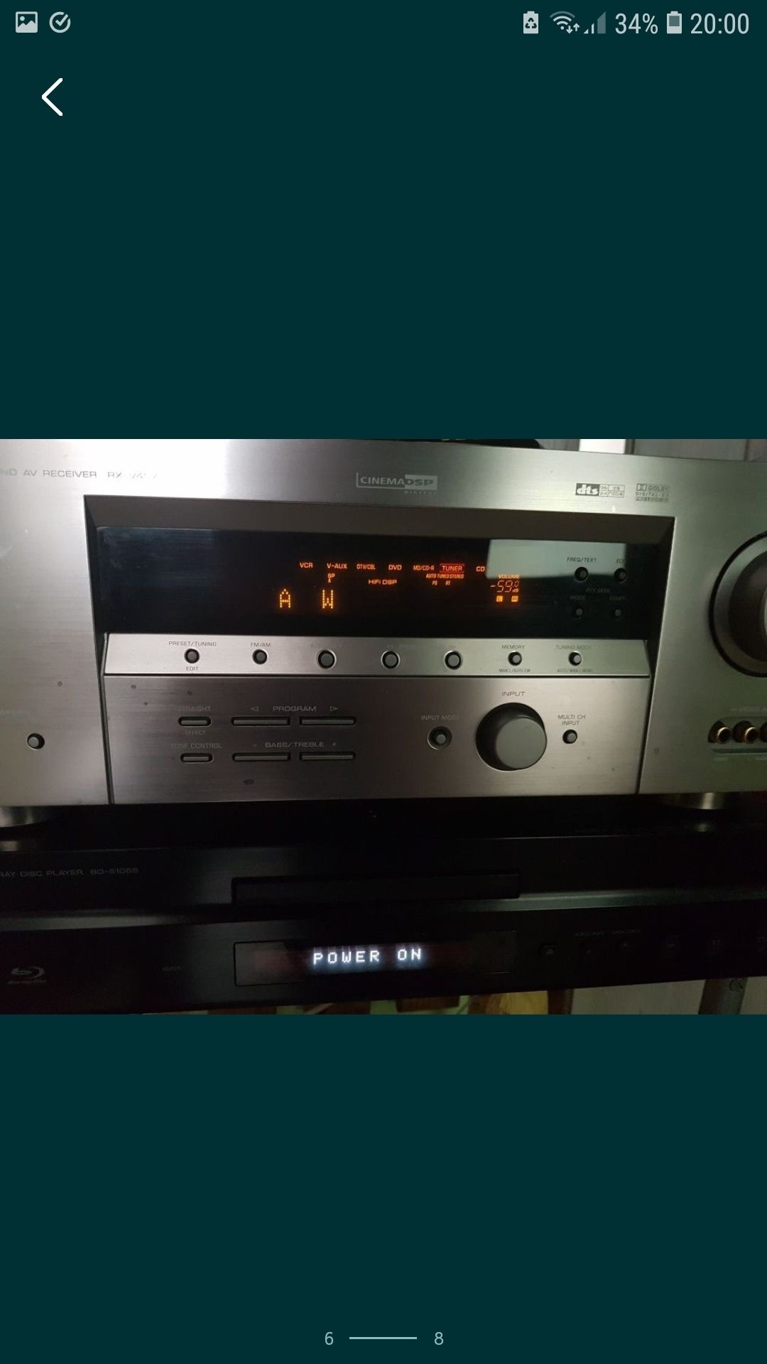 Yamaha RX V457 & BD S1065